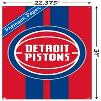 Detroit Pistons - Logo Zidni poster sa pushpinsom, 22.375 34