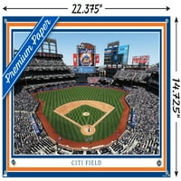 New York Mets - Citi zidni Poster sa potisnim iglama, 14.725 22.375