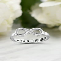 JewelersClub 0. Sterling Silver Infinity prsten prijateljstva za žene