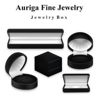 Auriga Sterling Silver Cubic cirkonia halo vingle privjesak za žene