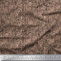 Soimoi pamučna Poplin tkanina Leopard životinjska koža Print tkanina po dvorištu