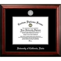 Univerzitet u Kaliforniji, Davis 11W 8,5h srebrni reljefni okvir za diplomu