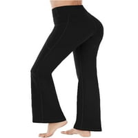 Niveer ženske dame street yoga hlače džepne flare teretane vježbanje mirisa hlače, casual sportski salon