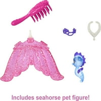 Barbie sirena Power Malibu Lutka sa plavom kosom, morskim ljubimcem i priborom
