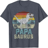 Papasaurus Dinosaur sa stabla želja Papa Saurus porodična odgovarajuća majica