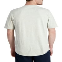 Chaps muške kratke rukave Coastland Washer Henley T-shirt-veličina XS-2x