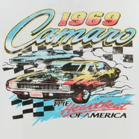 Chevrolet Boys kratki rukav grafička majica inspirisana starinom, 2 pakovanja, veličine XS-XXL