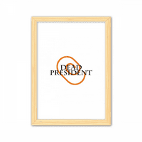 Predsjednički novac Art Deco modni ukrasni drveni slikanje Naslovnica Dekoracija Frame slike A4