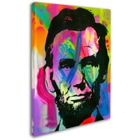 Zaštitni znak likovne umjetnosti Abraham Lincoln i platna umjetnost dean russo