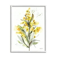 Stupell Industries Wild Daisies lisnato klice cvijet Impresionistička ilustracija, 30, dizajn Kelley Talent