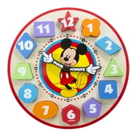Melissa & Doug Disney Mickey Mouse Sat Za Sortiranje Drvenih Oblika