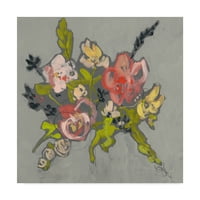 Zaštitni znak Fine Art 'Blush & Paynes Bouquet II' platno umjetnost Jennifer Goldberger