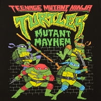 Grafički majica za kratke rukave za dječaka tinejdžera mutanta Ninja kornjača, veličine 4-18