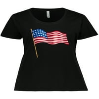 Inktastic američka zastava dizajn ženske Plus Size T-Shirt