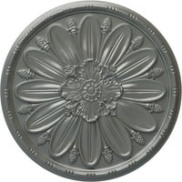 7 8 od 3 8 p Fairfa plafonski medaljon, ručno oslikano srebro