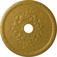 Ekena Millwork 5 8 od 5 8 ID 5 8 P grožđa Medaljon, ručno oslikani faraohs zlato