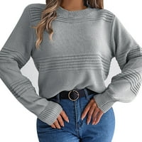 Ženski pulover džemperi s dugim rukavima CREW vrat Ležerne prilike pune boje