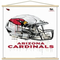 Arizona Cardinals-kap po kap šlem zidni Poster sa magnetnim okvirom, 22.375 34