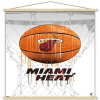 Miami Heat - Kapka košarkaški zidni poster sa magnetnim okvirom, 22.375 34