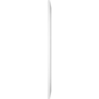 Ekena Millwork 15 W 33 H True Fit PVC horizontalni slat uokviren moderni stil fiksne rolete, bijeli