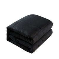 Krevet u torbi kraljica veličine Komform set posteljine, plaćeni uzorak, crni