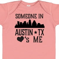 Inktastic Austin Texas Neko me voli Skyline poklon dječak ili djevojčica bodi