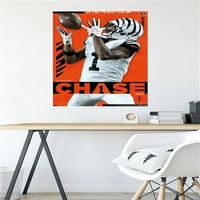 Cincinnati Bengals-Ja'marr Chase Zidni Poster, 22.375 34
