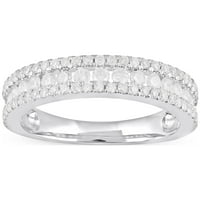 Carat T. W. Diamond 10kt vjenčani prsten od bijelog zlata