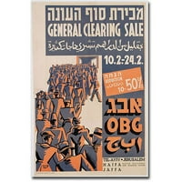 Zaštitni znak Art Općenito čišćenje prodaja, 1947 Platno zidna umjetnost