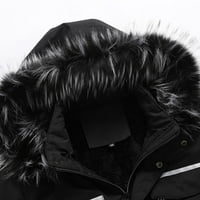 Muški kaputi zimske modne ležerne topline plišane vunene patentne patentni zatvarač zgušnjava vjetrootporne