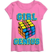 Rubikova kocka Girl Genius kratki rukav grafički grafički čaj