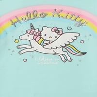 Hello Kitty Bodiji Kratkih Rukava Za Djevojčice, 3 Pakovanja, Veličine 0 3-Mjeseci