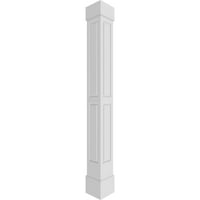 Ekena Millwork 10 W 10'H Craftsman Classic Square non-konus, dvostruko podignuta panel kolona, standardni