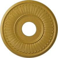 Ekena Millwork 3 4 od 7 8 ID 3 4 P Berkshire plafon medaljon, Ručno obojene iridescentno zlato