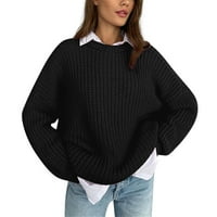 Simu ženski jesen Casual trendi džemper Novi Casual labavi lijeni džemper od vjetra ženski vanjski pulover