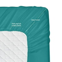 Set posteljine za kolekciju sa dodatnim jastučnicama, dubokim džepovima opremljenim čaršavom, mekanim