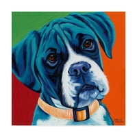 Zaštitni znak likovne umjetnosti 'slatki psi j' platno umjetnost carolee vitaletti