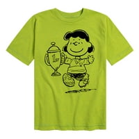 Peanuts-Lucy Prvo Mjesto-Grafička Majica Za Malu Djecu I Mlade Kratkih Rukava