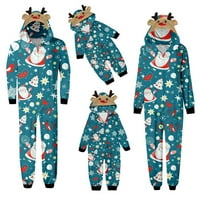 Kayannuo Božićna pidžama za porodični klirens Božićni Print ženska pidžama roditelj-dijete topli Božićni