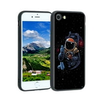 Kompatibilan sa iPhone se telefonom telefona, Spaceman-Universe - Case Silikon zaštitni za teen Girl Boy