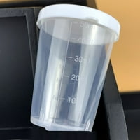 Mjerna Čaša Sa Poklopcem Prozirna Plastična Graduirana Mjerna Čaša