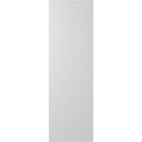 Ekena Millwork 18 W 52 H True Fit PVC horizontalni slat uokviren modernim stilom Kapci fiksne monte, hailstorm siva