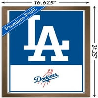 Los Angeles Dodgers - Logo Zidni poster, 14.725 22.375 Uramljeno