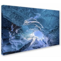 Zaštitni znak likovne umjetnosti' Ice Vortex ' platno Art Michael Blanchette Photography