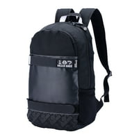 Ubojica jastučića Standardni ruksak za izdavanje sa skateboard trakama, crni
