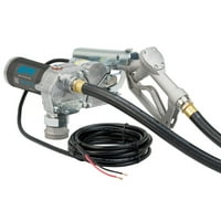 -M-150S pumpa za prenos goriva, ručno zatvaranje bezolovna mlaznica, GPM pumpa za gorivo, 12 'crevo, kabl za napajanje, ovratnik za sastavljanje, podesiva usisna cijev