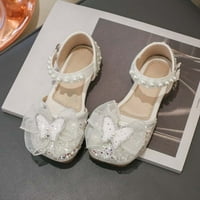Queanentne djevojke sandale baby flops djevojke haljina cipele slatka luk mary jane cipele balerina sa