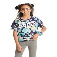 Pravda Djevojke Svakodnevne Faves Kratki Rukav Grafički T-Shirt, Veličine 5 - & Plus