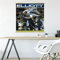 Dallas Cowboys - zidni Poster Ezekiel Elliott sa magnetnim okvirom, 22.375 34