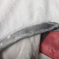 Flannel bacaje siva slatka čarobna bijela jednorog čarobnog štapa i natpis vjeruju u ružičastu bebu laganu